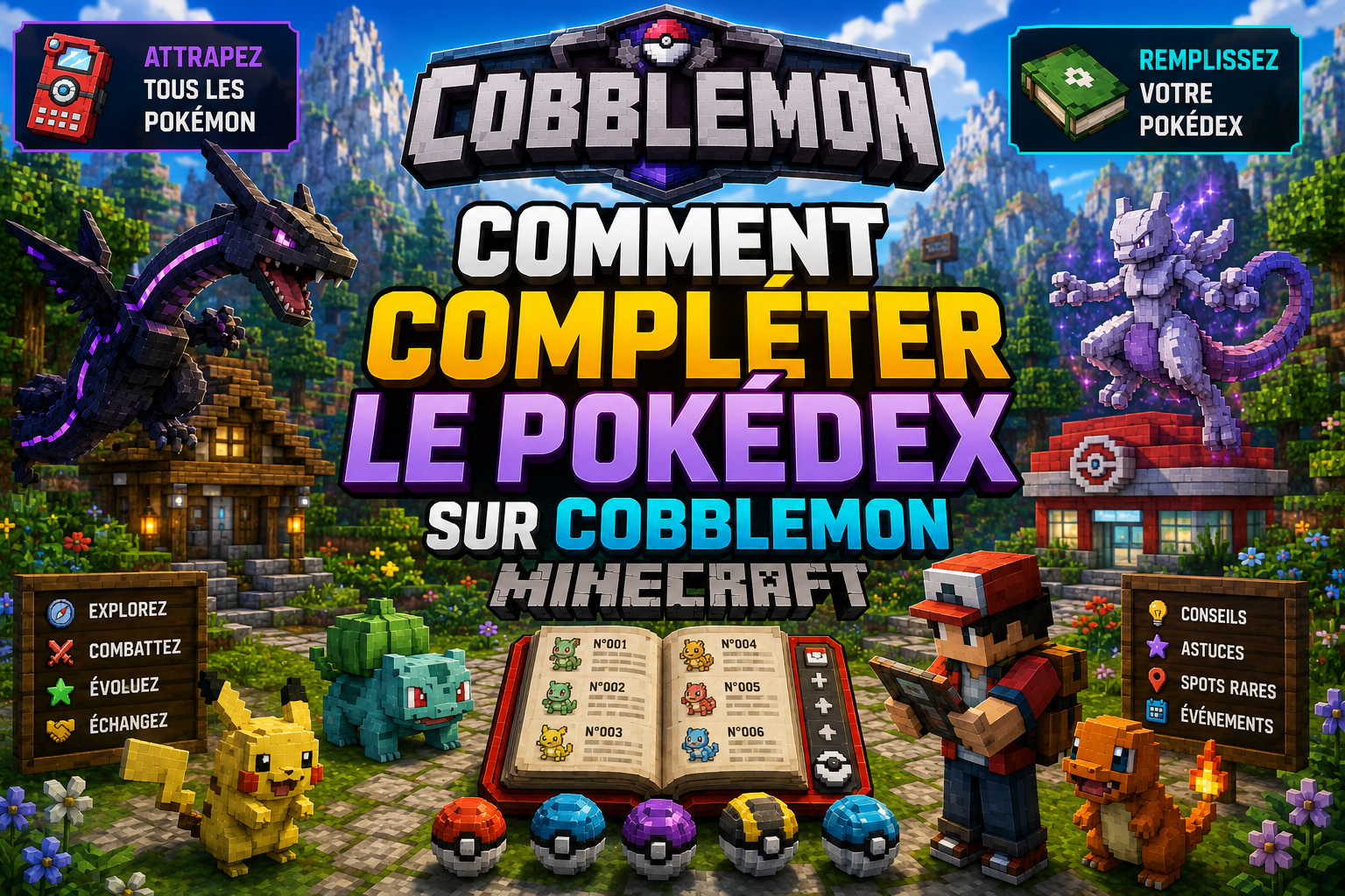 Comment compléter le Pokédex sur Cobblemon Minecraft