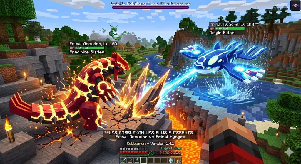 Les Pokémon les Plus Puissants sur Cobblemon Minecraft