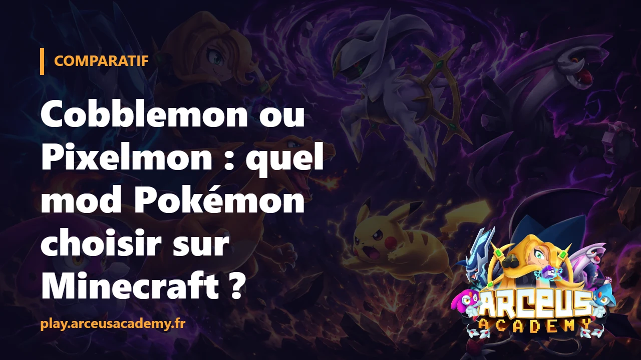 Cobblemon ou Pixelmon : quel mod Pokémon choisir sur Minecraft ?