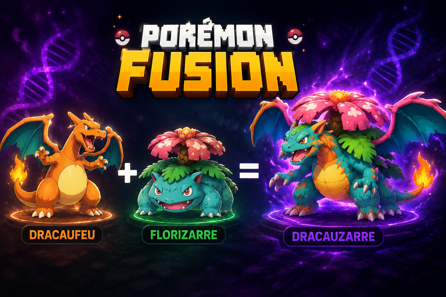 Les Pokémon Fusion sur notre serveur Cobblemon Minecraft