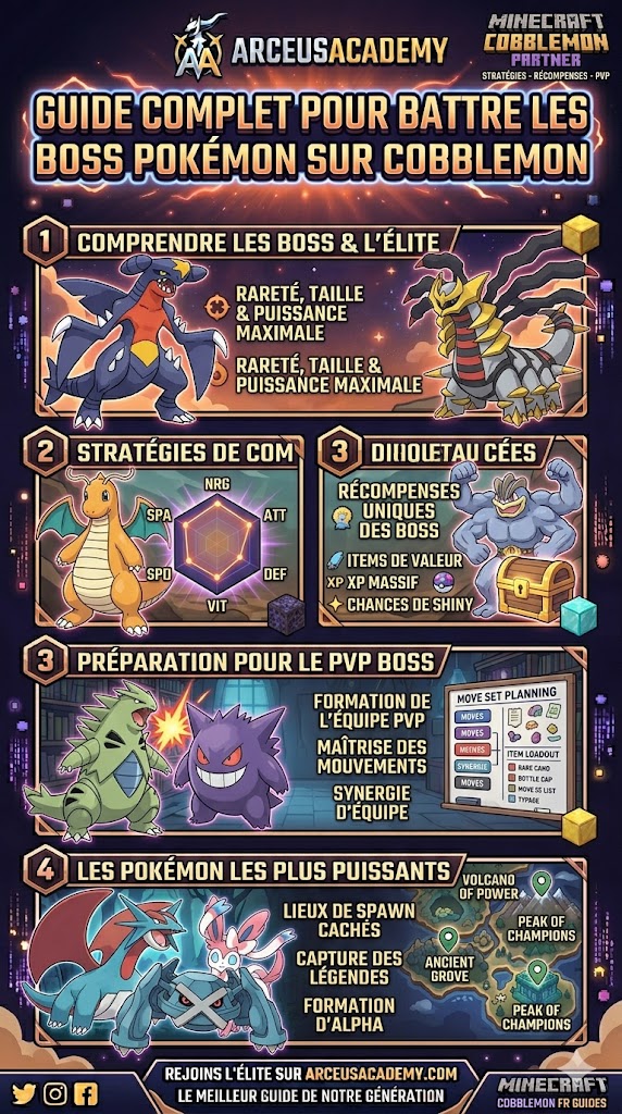 Comment battre les Boss Pokémon sur Cobblemon Minecraft