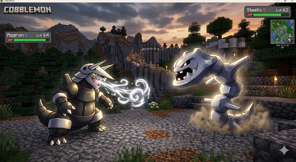 Les Meilleurs Pokémon Acier sur Cobblemon Minecraft