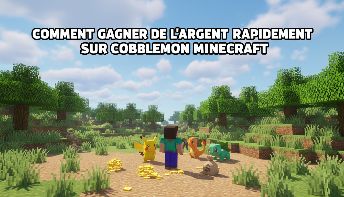 Comment gagner de l’argent rapidement sur Cobblemon Minecraft